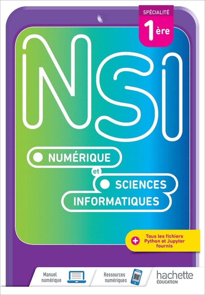 Picture of Numérique et Sciences Informatiques 1re Spécialité - Livre élève - Ed. 2021