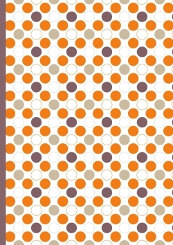 Picture of MYNOTEBOOK RONDSORANGEGRISVIOLET BLANC,96P,A5