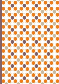 Picture of MYNOTEBOOK RONDSORANGEGRISVIOLET BLANC,96P,A5