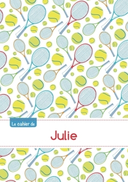 Picture of Le cahier de Julie - Blanc, 96p, A5 - Tennis