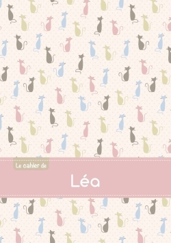 Picture of Le cahier de Léa - Petits carreaux, 96p, A5 - Chats