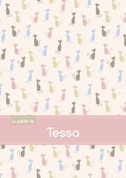 Picture of CAHIER TESSA BLANC,96P,A5 CHATS