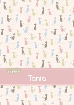 Picture of CAHIER TANIA BLANC,96P,A5 CHATS