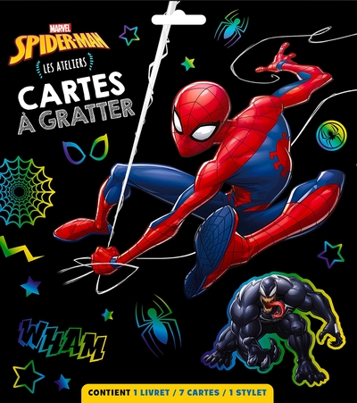 Image de SPIDER-MAN - Ateliers Disney - Pochette plate - Cartes à gratter - Marvel