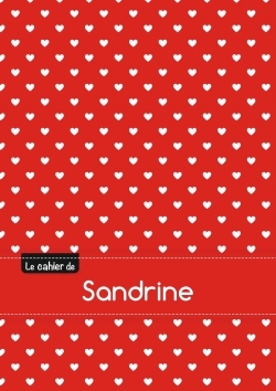 Picture of CAHIER SANDRINE PTSCX,96P,A5 PETITSCoeURS