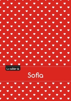 Picture of CAHIER SOFIA BLANC,96P,A5 PETITSCoeURS