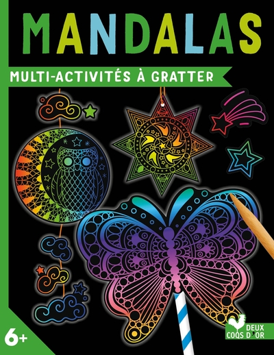 Image de Multi-activités à gratter - Mandalas