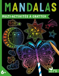 Image de Multi-activités à gratter - Mandalas