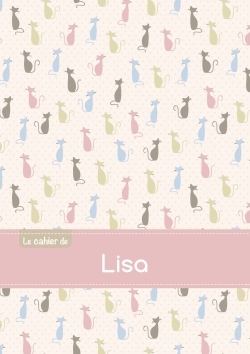 Picture of Le cahier de Lisa - Séyès, 96p, A5 - Chats