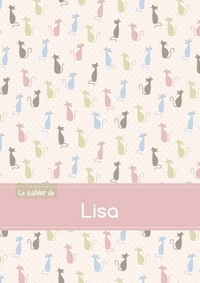 Picture of Le cahier de Lisa - Séyès, 96p, A5 - Chats