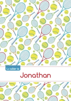 Picture of Le cahier de Jonathan - Blanc, 96p, A5 - Tennis