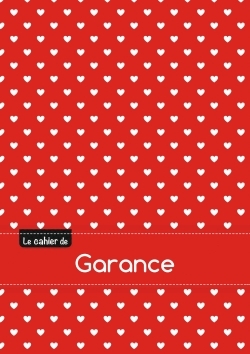 Picture of Le cahier de Garance - Blanc, 96p, A5 - Petits c urs