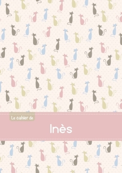 Image de Le cahier d'Inès - Blanc, 96p, A5 - Chats