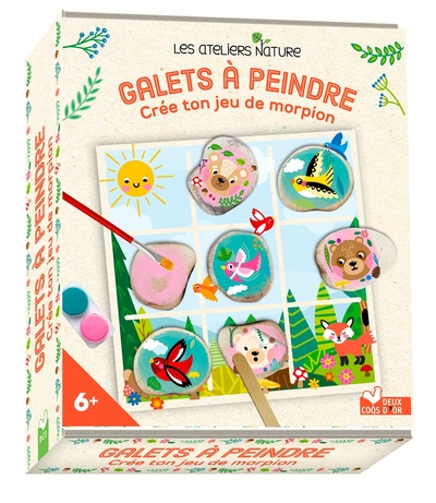 Image de GALETS A PEINDRE CREE TON JEU DE MORPION