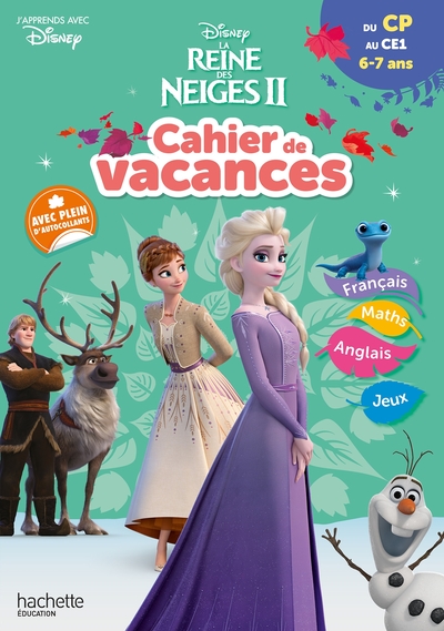 Picture of Disney - La Reine des Neiges - Du CP au CE1 - Cahier de vacances 2025