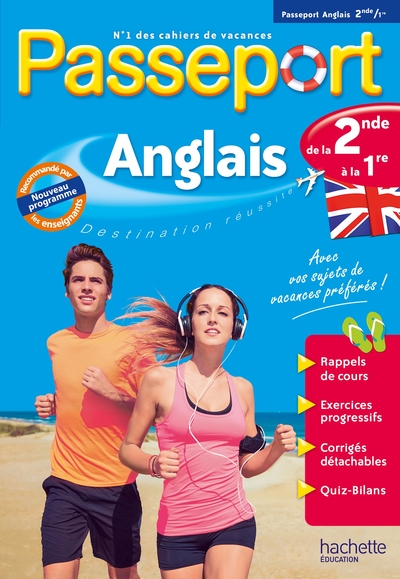 Picture of Passeport - Anglais - De la 2de à la 1re - Cahier de vacances 2025