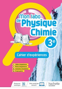 Image de Mon labo de Physique-Chimie 3e - cahier d'expériences - Ed. 2022