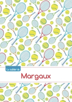 Image de CAHIER MARGAUX BLANC,96P,A5 TENNIS
