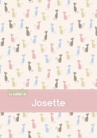 Picture of Le cahier de Josette - Séyès, 96p, A5 - Chats