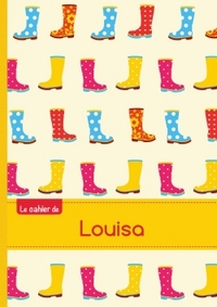 Picture of Le cahier de Louisa - Blanc, 96p, A5 - Bottes de pluie