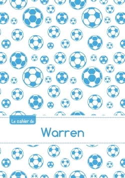 Picture of CAHIER WARREN SEYES,96P,A5 FOOTBALLMARSEILLE