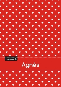 Picture of Le cahier d'Agnès - Petits carreaux, 96p, A5 - Petits c urs