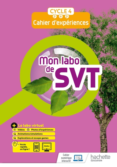 Image de Mon labo de SVT cycle 4 - cahier d'expériences - Ed. 2021