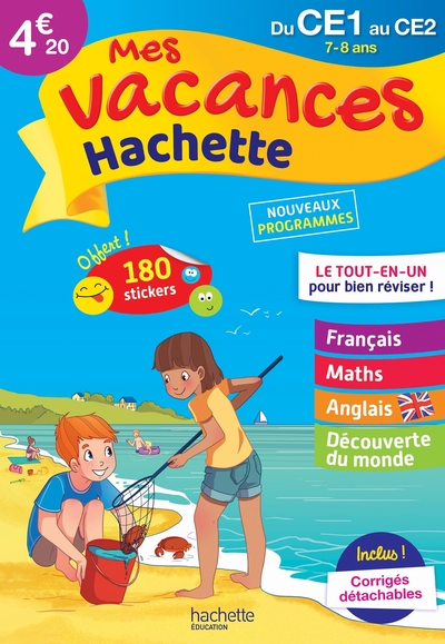 Picture of Mes Vacances Hachette - Du CE1 au CE2 - Cahier de vacances 2022