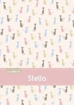 Picture of CAHIER STELLA SEYES,96P,A5 CHATS