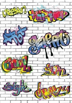 Picture of MYNOTEBOOK GRAFFITI PTSCX,96P,A5