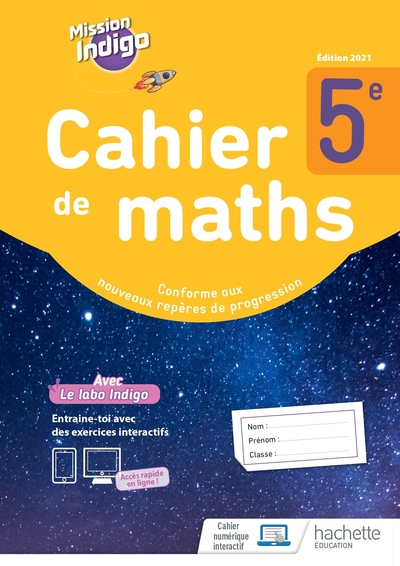 Picture of Mission Indigo 5e - cahier d'activités - Ed. 2021