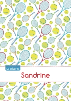 Picture of CAHIER SANDRINE SEYES,96P,A5 TENNIS