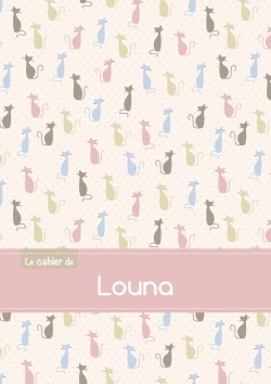 Picture of Le cahier de Louna - Séyès, 96p, A5 - Chats