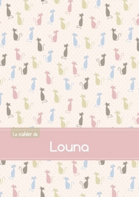 Picture of Le cahier de Louna - Séyès, 96p, A5 - Chats