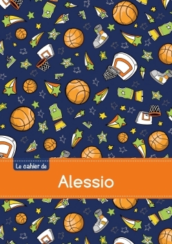Picture of Le cahier d'Alessio - Blanc, 96p, A5 - Basketball