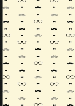 Image de MYNOTEBOOK MOUSTACHEHISPTER PTSCX,96P,A5
