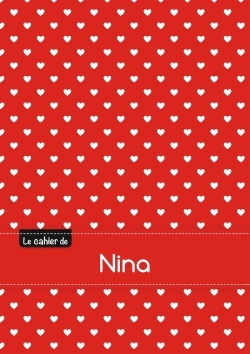 Picture of CAHIER NINA SEYES,96P,A5 PETITSCoeURS