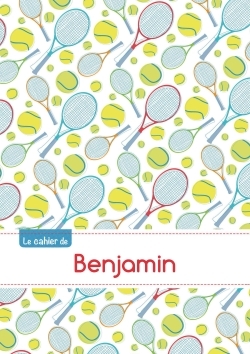 Picture of Le cahier de Benjamin - Petits carreaux, 96p, A5 - Tennis