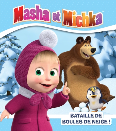 Image de Masha et Michka - Bataille de boules de neige !
