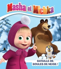 Image de Masha et Michka - Bataille de boules de neige !