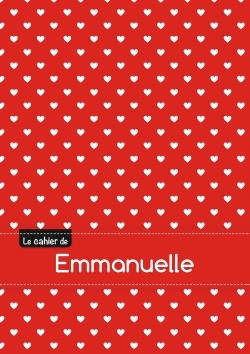 Picture of Le cahier d'Emmanuelle - Petits carreaux, 96p, A5 - Petits c urs