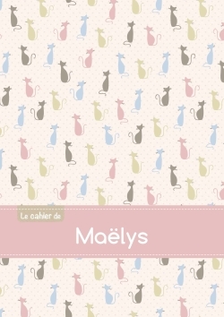Picture of CAHIER MAELYS SEYES,96P,A5 CHATS