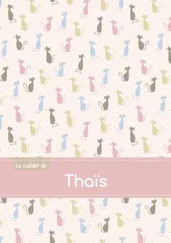 Image de CAHIER THAIS PTSCX,96P,A5 CHATS