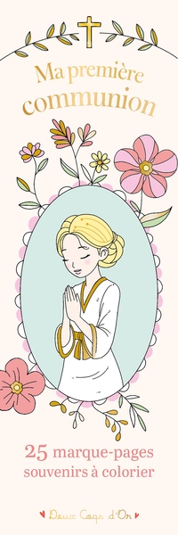 Image de Ma première communion - 25 marque-pages souvenirs à colorier