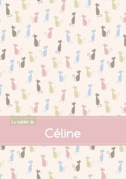 Image de Le cahier de Céline - Petits carreaux, 96p, A5 - Chats