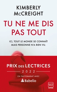 Picture of Tu ne me dis pas tout (Prix des lectrices 2022)