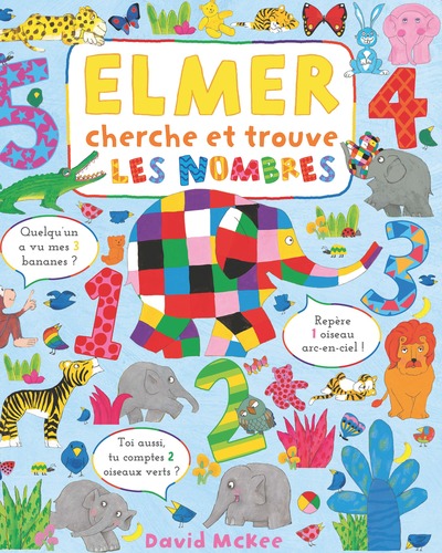 Image de Elmer Cherche et trouve - Les nombres