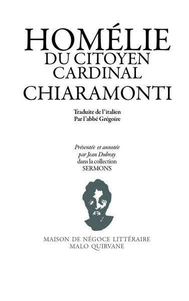 Picture of Homélie du citoyen-cardinal Chiaramonti