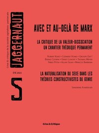 Image de JAGGERNAUT N5 : AVEC ET AU-DELA DE MARX. LA CRITIQUE DE LA VALEUR-DISSOCIATION, UN CHANTIER THEORIQ