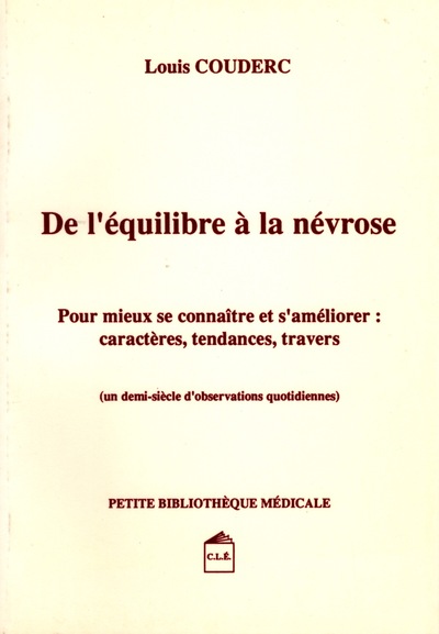 Picture of DE L'EQUILIBRE A LA NEVROSE